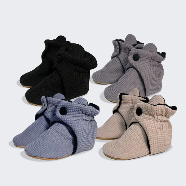 Waffle Mini Boots in Rich Black