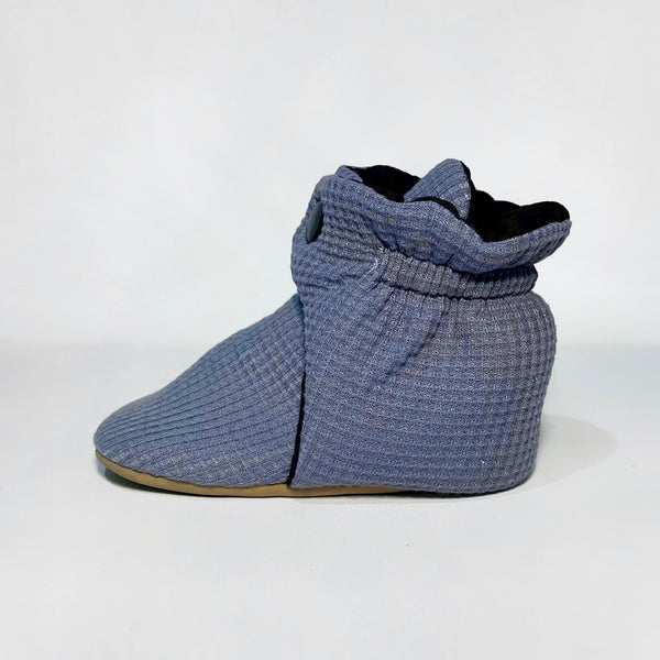Waffle Mini Boots in Dolphin Blue