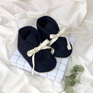 Organic Cotton Mini Shoes - Black
