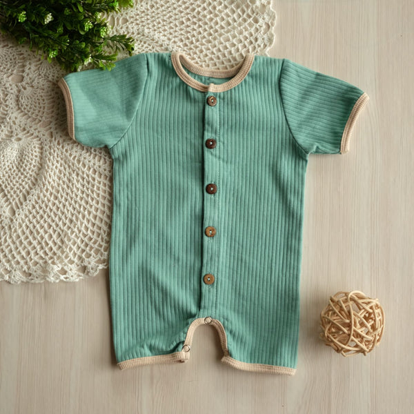 Ribbed Cotton Basic Onesie - 6 colours