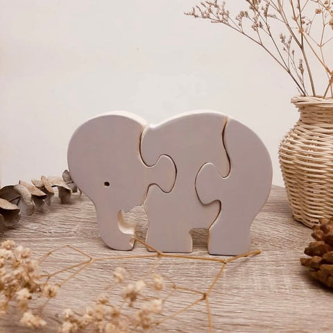 Elephant Puzzle Wooden Toy