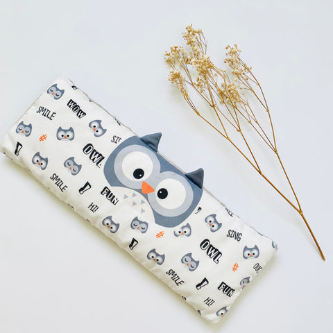 Minky Husk Pillow - Owl